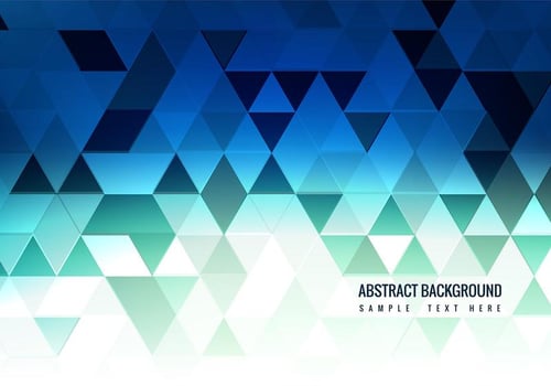 Free Vector Blue Polygon Background