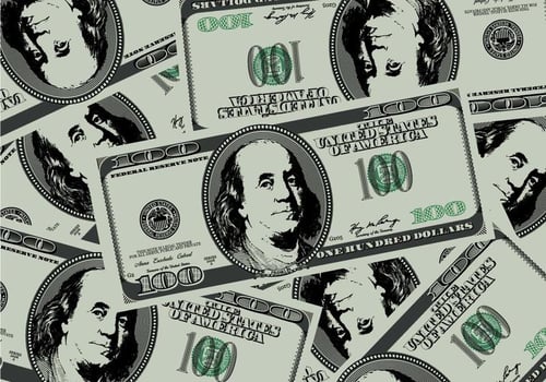 Free 100 Dollar Background Vector