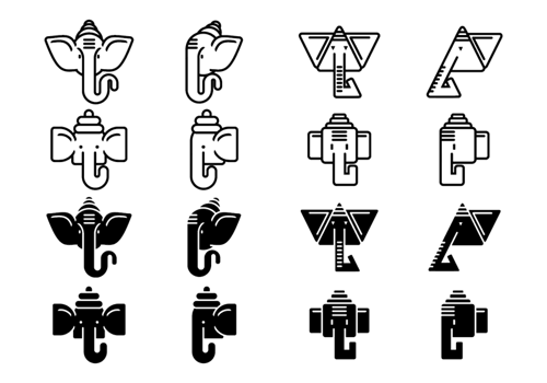 Ganesh Vector icons