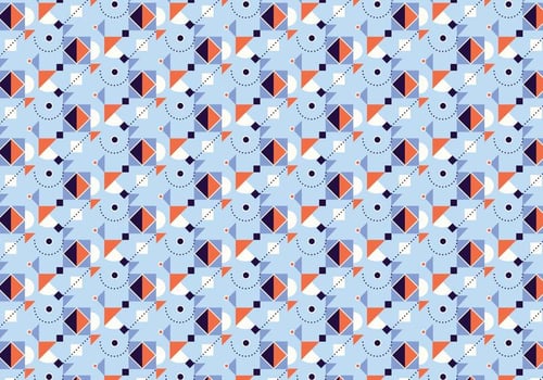 Square Geometric Pattern vector