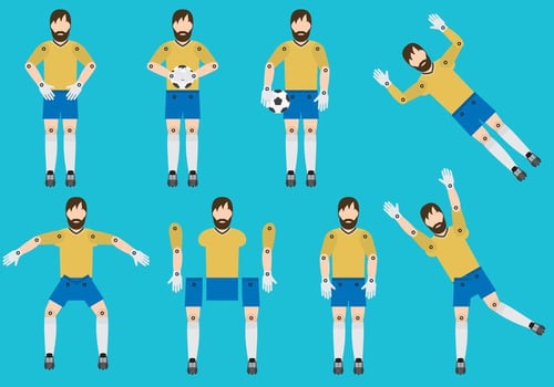 Goal Keepers vector