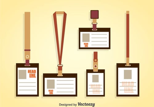 Lanyards Vector Sets