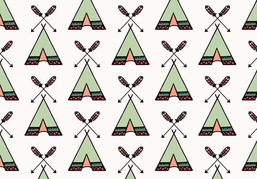 Free Vector Tipi Pattern