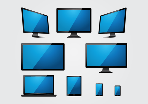 Led Screen Vector
