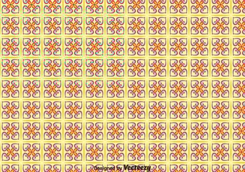 Traditional Portuguese Tiles Seamless Pattern vector