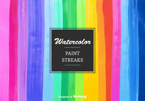 Free Vector Watercolor Paint Streaks