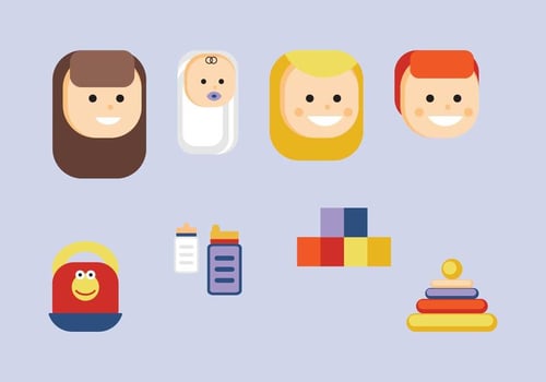 Free Babysitter Vectors