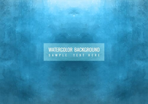 Vector Blue Watercolor Background