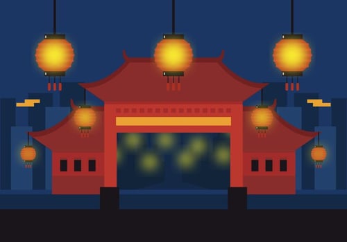 Vector China Town