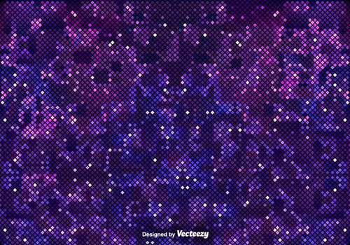 Pixelated Purple Background Of The Outer Space vector