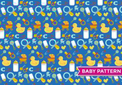 Baby Pattern Vector