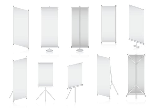 Free Blank Kakemono Vector