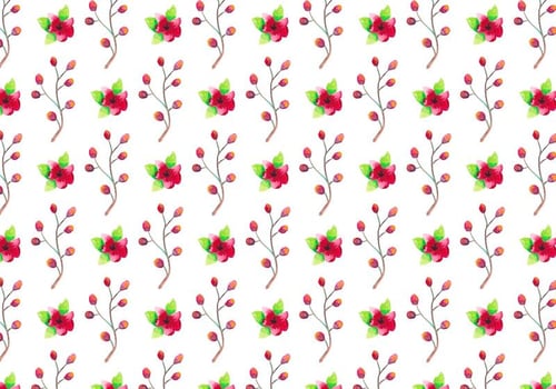 Free Vector Watercolor Floral Background