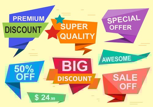 Special Offer Vector Labels