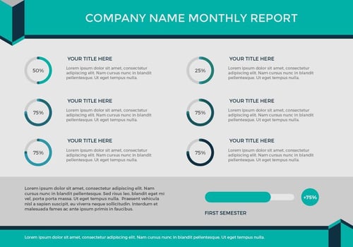 Annual Report Vector Presentation 10