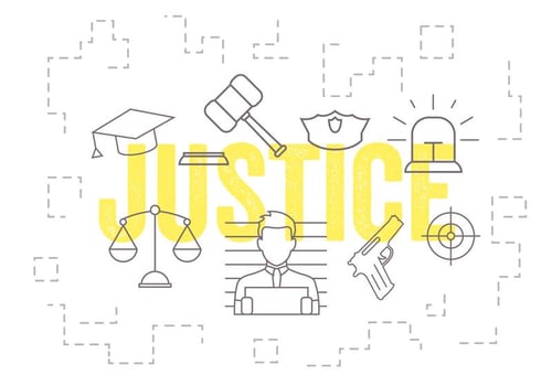 Vector Set of Justice Icons