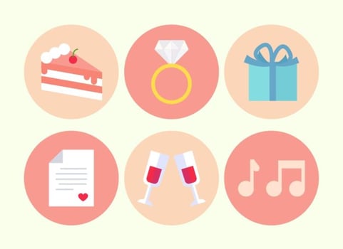 Free Wedding Elements Vector