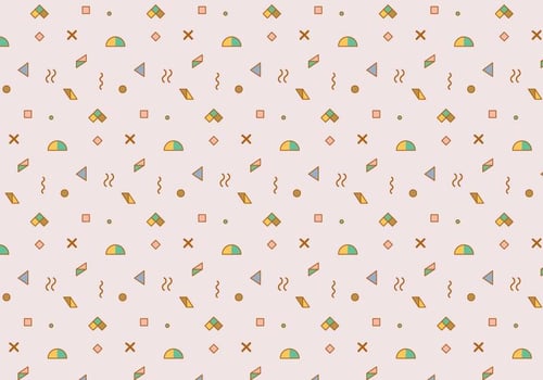 Outlined Geometric Pattern vector