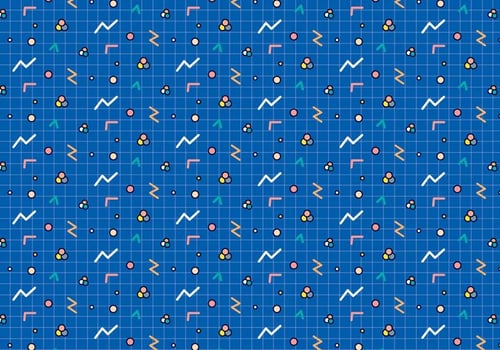 Outline Geometric Shapes Pattern vector