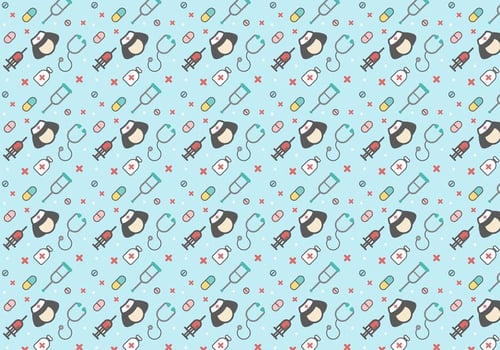 Free Nurse Vector Pattern