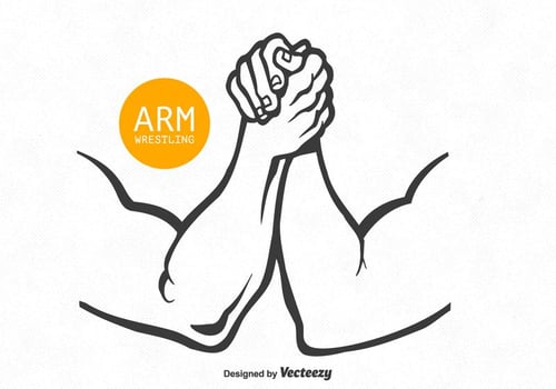 Free Vector Arm Wrestling