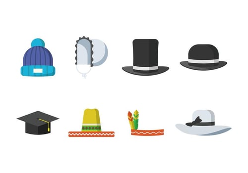 Free Hats Vector