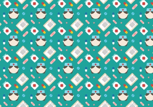 Free Nurse Vector Pattern