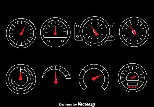 Tachometer Vector Set