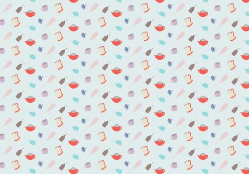 Pottery Pattern Background vector