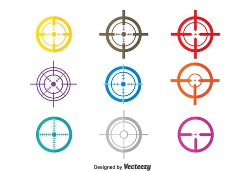 Colorful Laser tag Vector