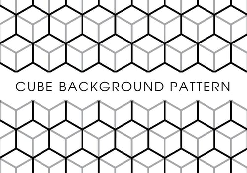 Cube Background Pattern vector