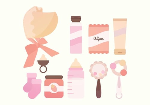 Vector Baby Accessories