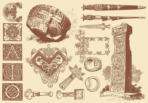 Celtic Art Crafts vector