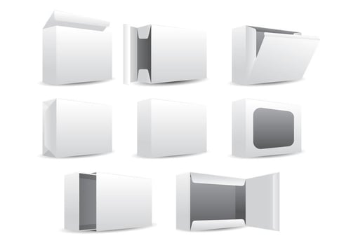 White Soap Box Template vector