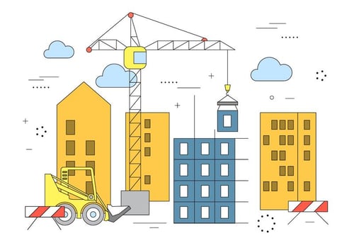 Vector Building Construction 