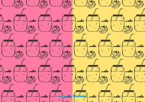 Smoothie Pattern Vector