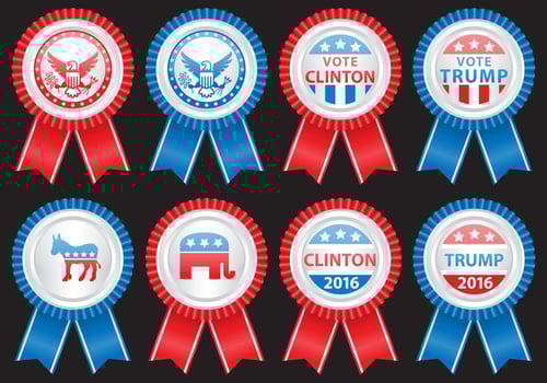 Election Badges vector