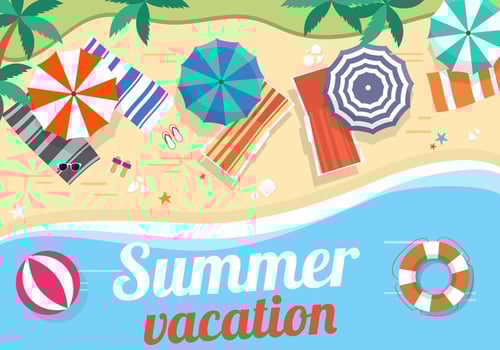 Free Vector Summer Landscape