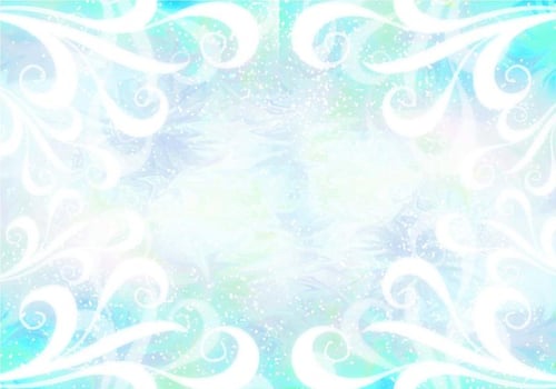 Blue Vector Pixie Dust Background