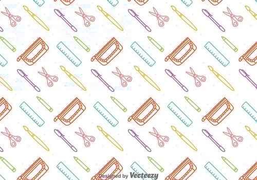 Colorful Stationary Seamless Pattern vector