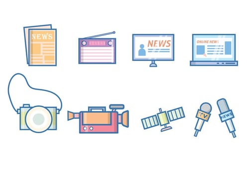 Free News  Journalism Vector