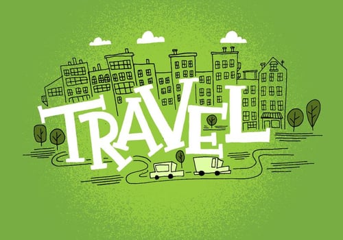 Travel Cityscape Design vector