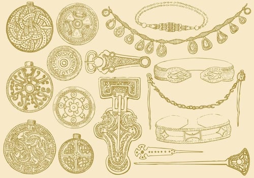 Celtic Jewelry vector