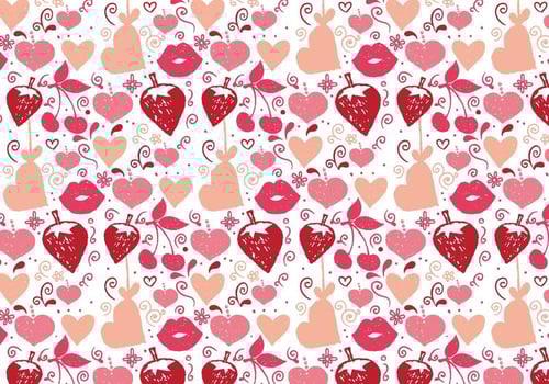Free Vector Love Doodle Background