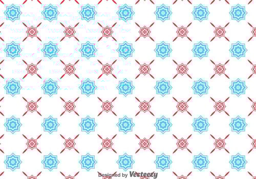 Traditional Ornament Tiles Background vector
