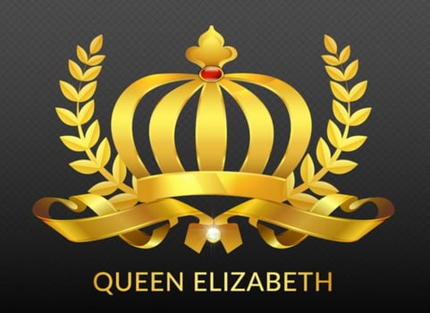 Vector Golden Royal Crown