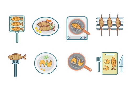 Fish Meal Vector