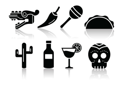 Free Mexico Icons vector