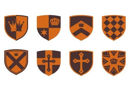 Medieval Blason vector