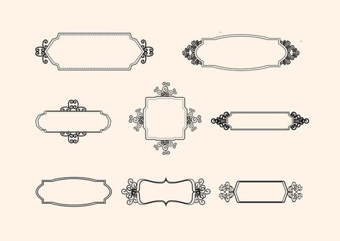 Vintage Frames vector